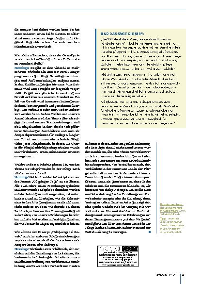 Vorschauseite 3: Heraus aus der Tabuzone