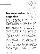 Vorschauseite 1: Der etwas andere Kassenbon