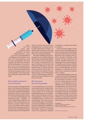 Vorschauseite 2: Ambulantisierung Knappschaft setzt auf Prävention