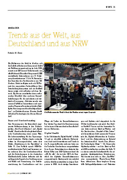 Vorschauseite 1: Trends aus der Welt, aus Deutschland und aus NRW