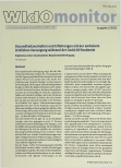 Vorschauseite 1: Gesundheitsverhalten und Erfahrungen mit der ambulanten ärztlichen Versorgung während der Covid-19-Pandemie: Ergebnisse einer bundesweiten Repräsentativbefragung