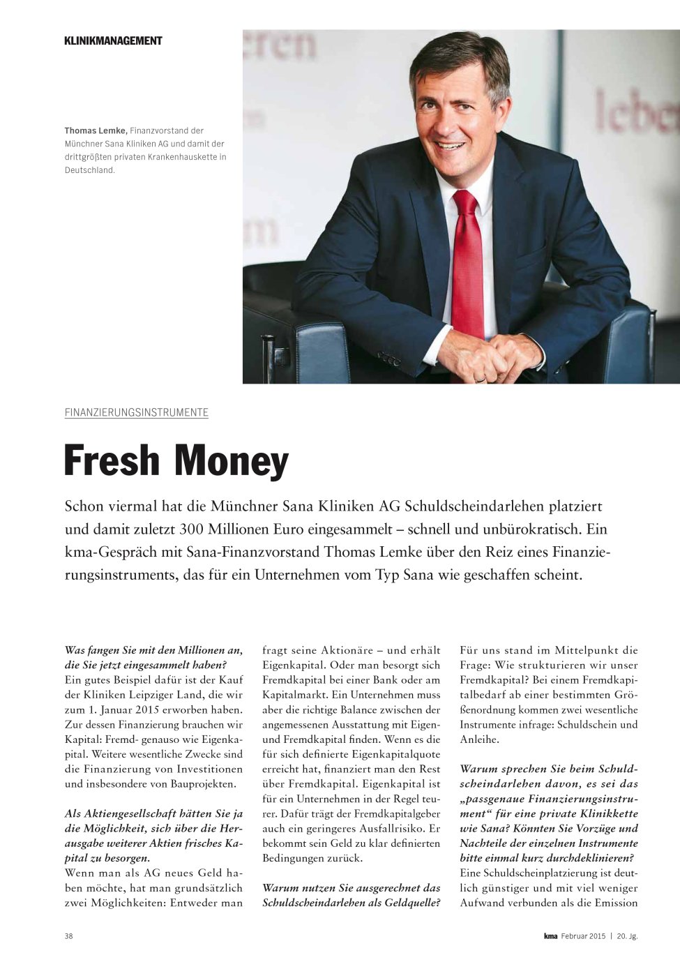 Vorschauseite 1: Fresh Money