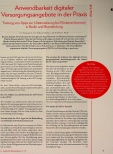 Vorschauseite 2: Anwendbarkeit digitaler Versorgungsangebote in der Praxis