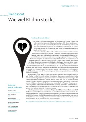 Vorschauseite 1: Trendscout Wie viel KI drin steckt