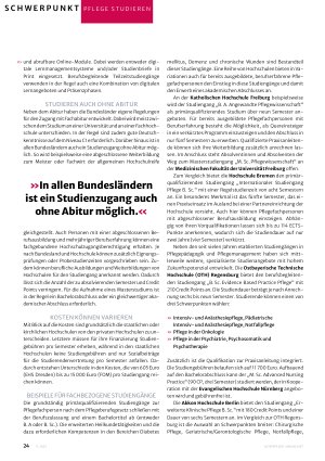 Vorschauseite 3: Studieren in der Langzeitpflege