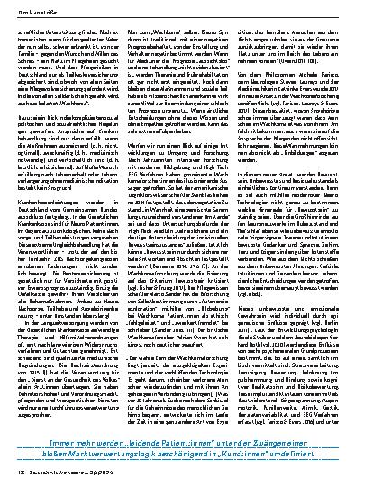 Vorschauseite 2: "Wachkoma" – Zur Entschlüsselung einer extremen Lebenssituation