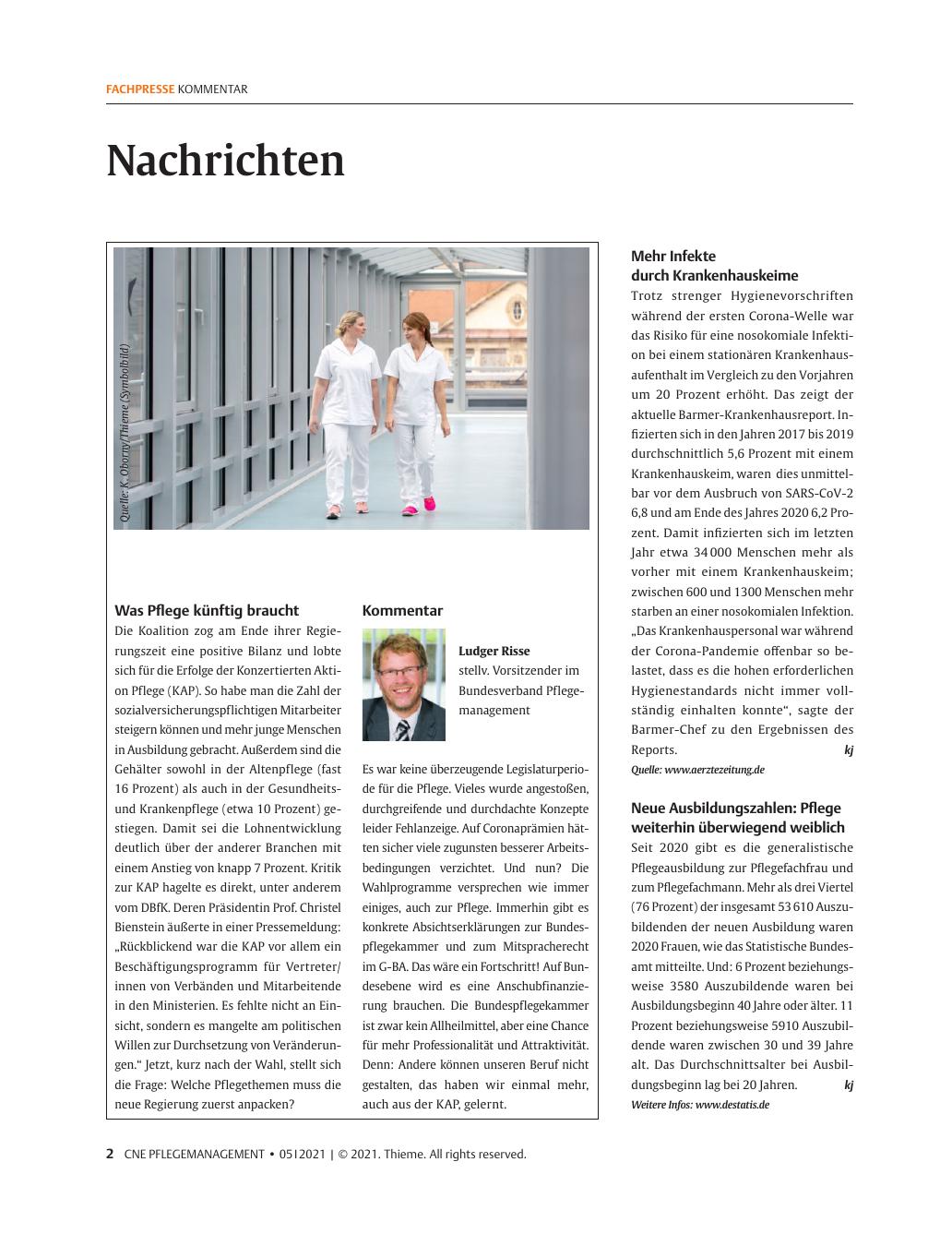 Vorschauseite 1: Nachrichten