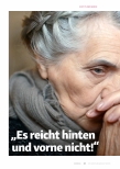 Vorschauseite 1: "Es reicht hinten und vorne nicht!"