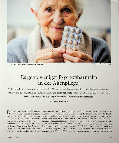 Vorschauseite 1: Es geht: weniger Psychopharmaka in der Altenpflege!