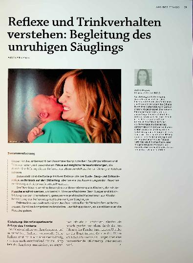 Vorschauseite 1: Reflexe und Trinkverhalten verstehen: Begleitung des unruhigen Säuglings