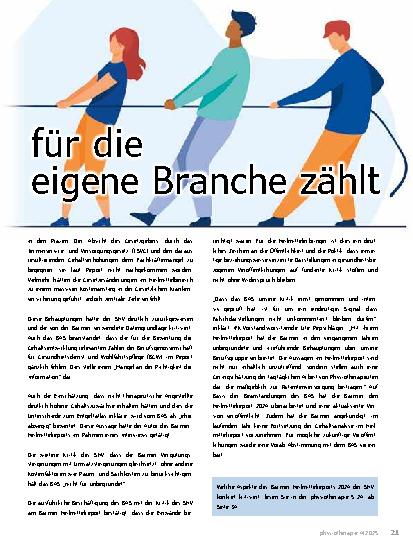 Vorschauseite 2: Berufspolitik im Fokus: Warum EngagementWarum Engagement für die eigene Branche zählt