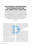 Vorschauseite 1: Der größte Unterschied zur Intensivstation: Viel Arbeit am Computer