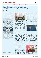 Vorschauseite 1: Kein Kongress ohne Ausstellung. Fast 130 Aussteller informieren in Leipzig über ihre Produkte.