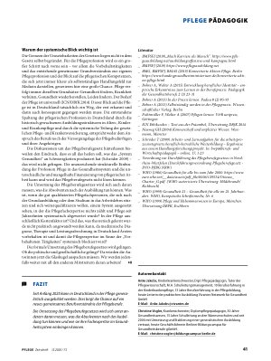 Vorschauseite 4: Generalistische Ausbildung: Ein Jahr „neue Pflege“