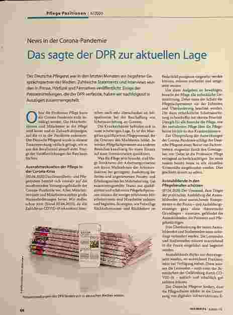 Vorschauseite 1: News in der Corona-Pandemie: Das sagte der DPR zur aktuellen Lage.