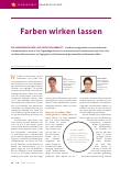 Vorschauseite 1: Farben wirken lassen