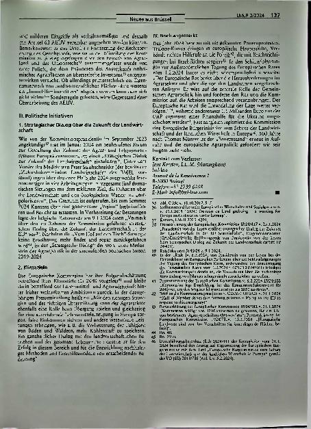 Vorschauseite 3: Corrected: Neues aus Brüssel