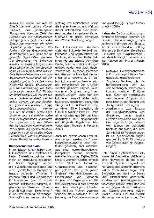Vorschauseite 6: Welchen Mehrwert kann Evaluation bringen?