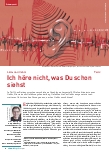 Vorschauseite 1: Ich höre nicht, was Du schon siehst.