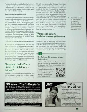 Vorschauseite 2: Power für Mensch und Erde? Biofaktoren in der Planetary Health Diet