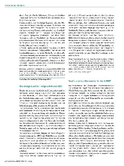 Vorschauseite 2: Aus internationalen Fachzeitschriften