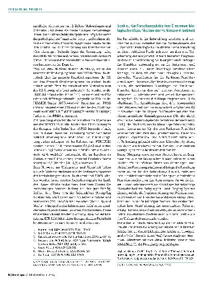 Vorschauseite 4: Aus internationalen Fachzeitschriften