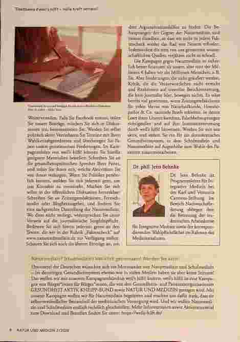 Vorschauseite 5: Weil s hilft? - Volle Kraft voraus! Rückblick und Ausblick zu unserer Kampagne