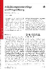 Vorschauseite 1: Politikkompetente Pflege und Pflegebildung - Ein kritisches Plädoyer