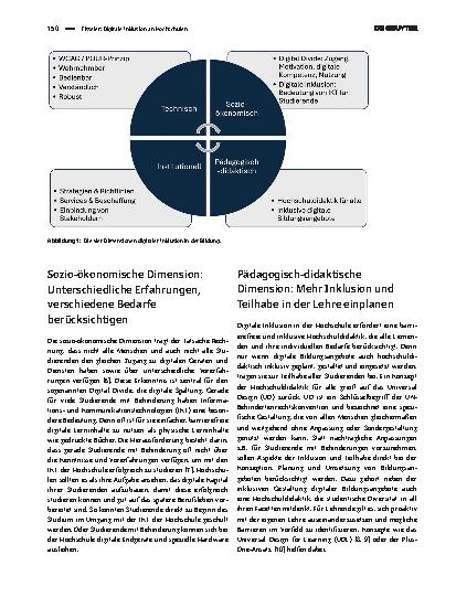 Vorschauseite 2: Digitale Inklusion an Hochschulen