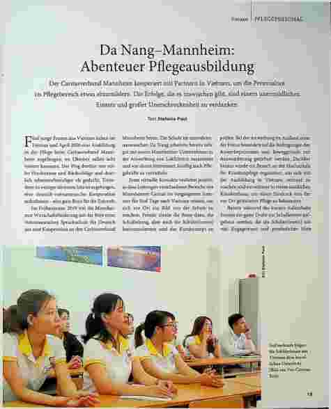 Vorschauseite 1: Da Nang-Mannheim: Abenteuer Pflegeausbildung