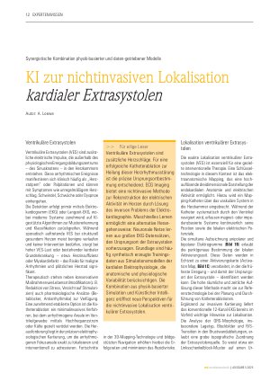Vorschauseite 1: Synergistische Kombination physik-basierter und daten-getriebener Modelle KI zur nichtinvasiven Lokalisation kardialer Extrasystolen