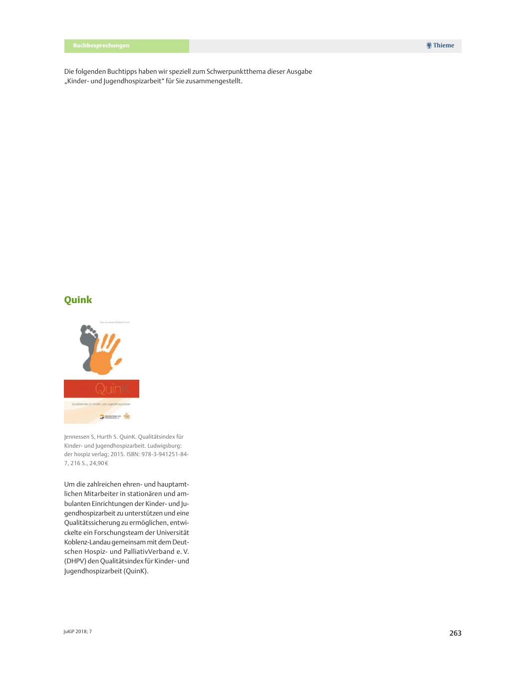 Vorschauseite 1: Quink