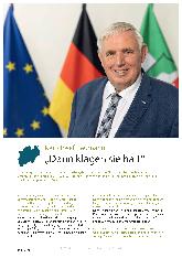 Vorschauseite 1: Karl-Josef Laumann „Dann klagen sie halt“