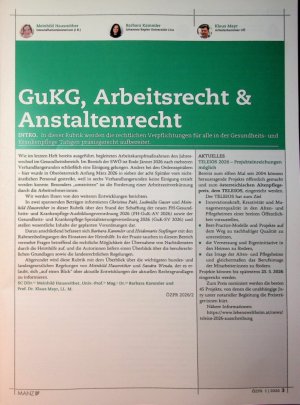 Vorschauseite 1: Der Einsatz von Heimhilfen im Nachtdienst