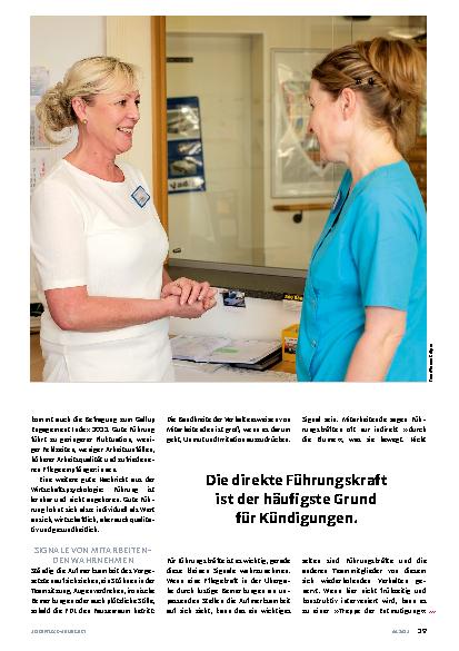 Vorschauseite 2: Alles steht und fällt mit der Führung.
