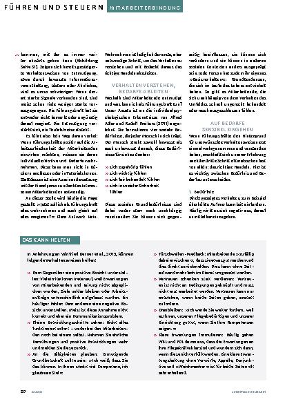 Vorschauseite 3: Alles steht und fällt mit der Führung.