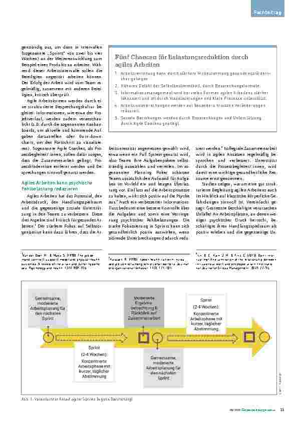 Vorschauseite 2: Modern und flexibel; aber auch gesund? Agiles Arbeiten, Arbeitspsychologie und Arbeitsschutz