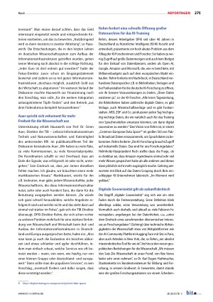Vorschauseite 6: Kreatives Chaos oder Planwirtschaft? Was bringt die Forschungsinfrastruktur voran?