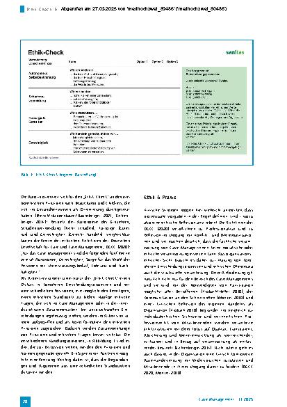 Vorschauseite 2: Ethik-Check: Ein Werkzeug für die ethische Entscheidungsfindung