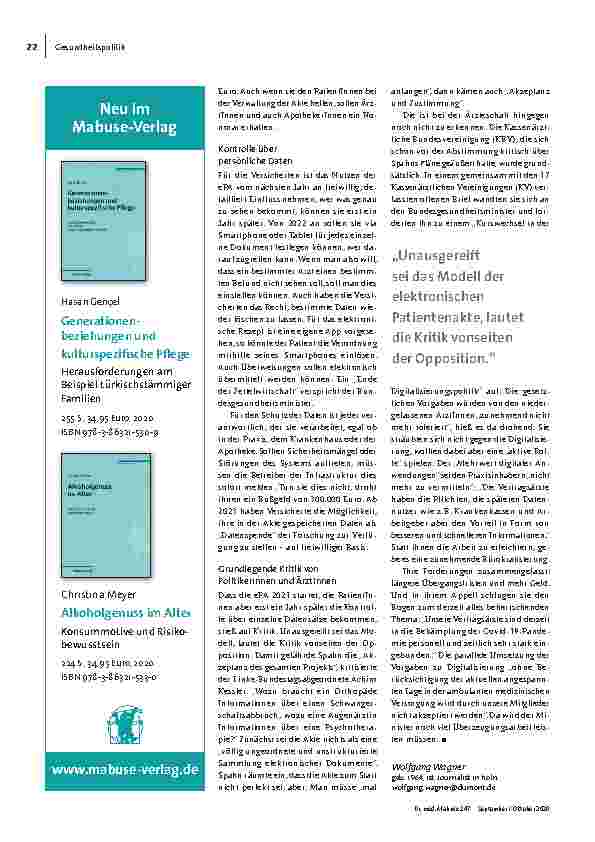 Vorschauseite 3: Zeit für Digitalisierung?