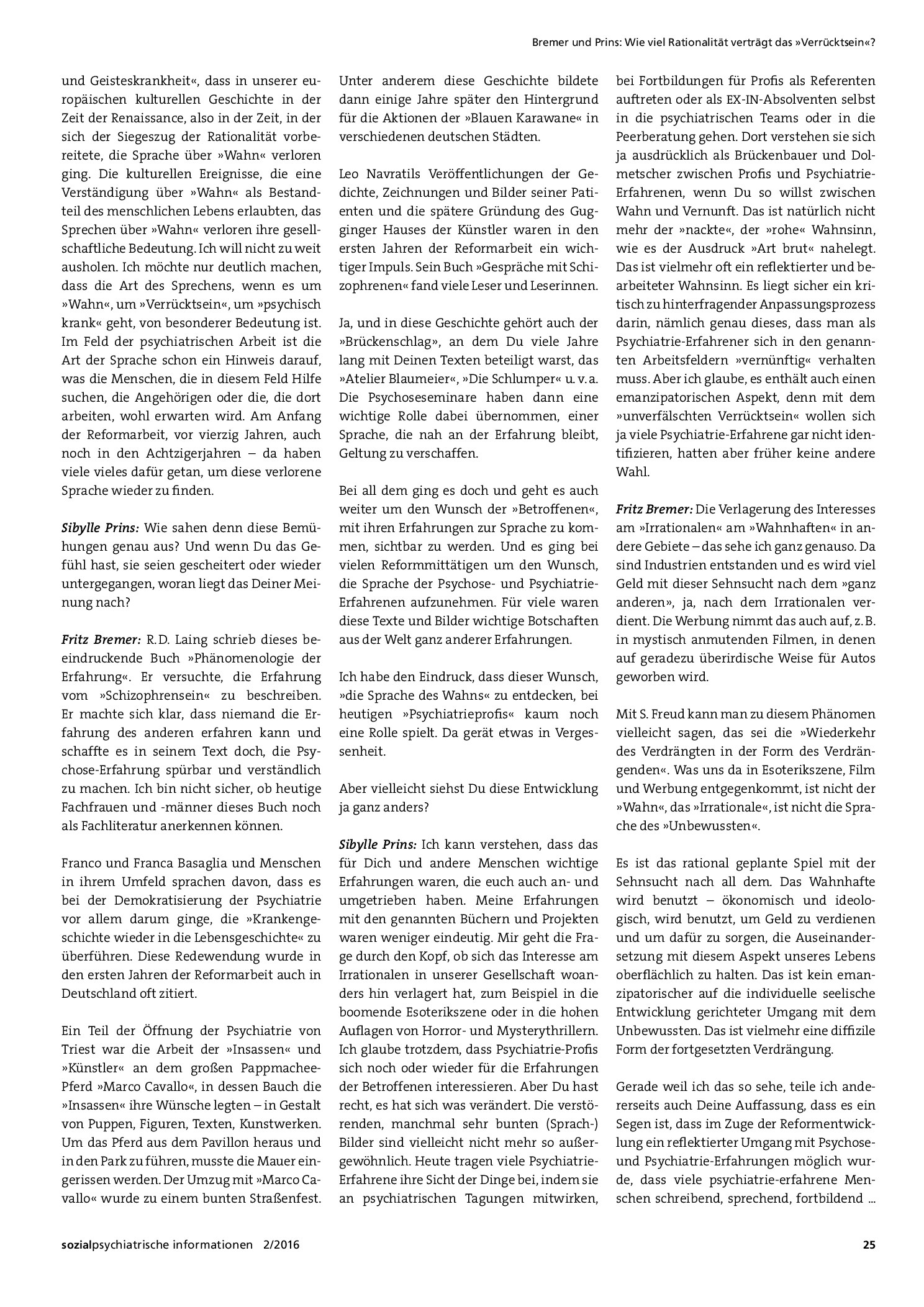 Vorschauseite 3: Wie viel Rationalität verträgt das »Verrücktsein«?