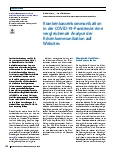 Vorschauseite 1: Krankenkassenkommunikation in der COVID-19-Pandemie: eine vergleichende Analyse der Krisenkommunikation auf Websites