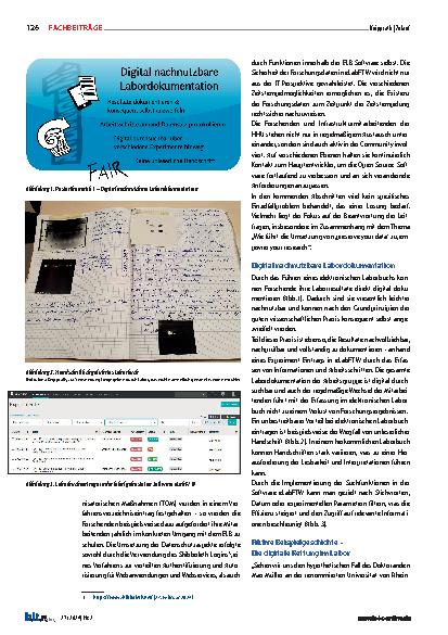 Vorschauseite 2: ELB@HHU: elektronische Laborbücher digitalisieren die Labordokumentation