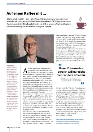 Vorschauseite 1: Auf einen Kaffee mit. .Dirk Bruckelt