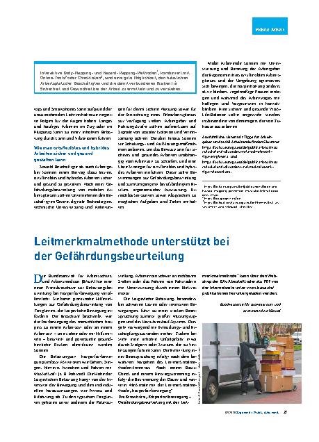 Vorschauseite 4: Ortsflexibles und hybrides Arbeiten Sicherheit und Gesundheit überall erreichen