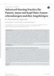 Vorschauseite 1: Advanced Nursing Practice für Patientinnen mit Kopf-Hals-Tumorerkrankungen und ihre Angehörigen
