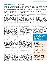 Vorschauseite 1: Inklusive Hochschule Sebastian Hempel, Andrea Platte, Matthias Otten Inklusive Bildungsarbeit im Trilemma? Zum Forschungsprojekt „Partizipative Lehre im Kontext inklusionssensible…