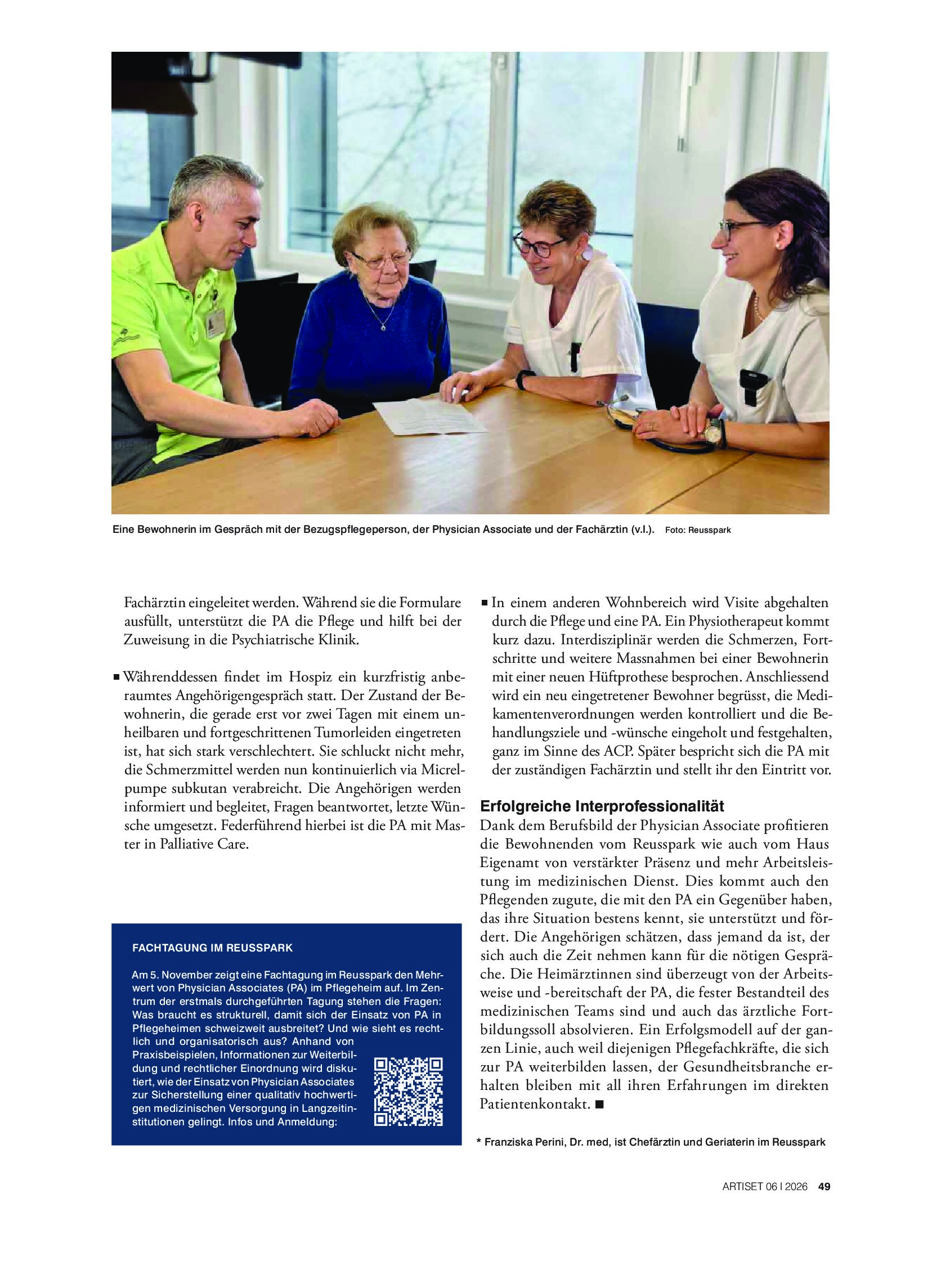 Vorschauseite 3: Der Mehrwert von Physician Associates im Pflegeheim