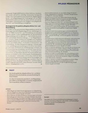 Vorschauseite 4: Handlungsfeld für Lehrende