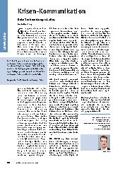 Vorschauseite 1: Krisen-Kommunikation: Gute Vorbereitung ist alles.
